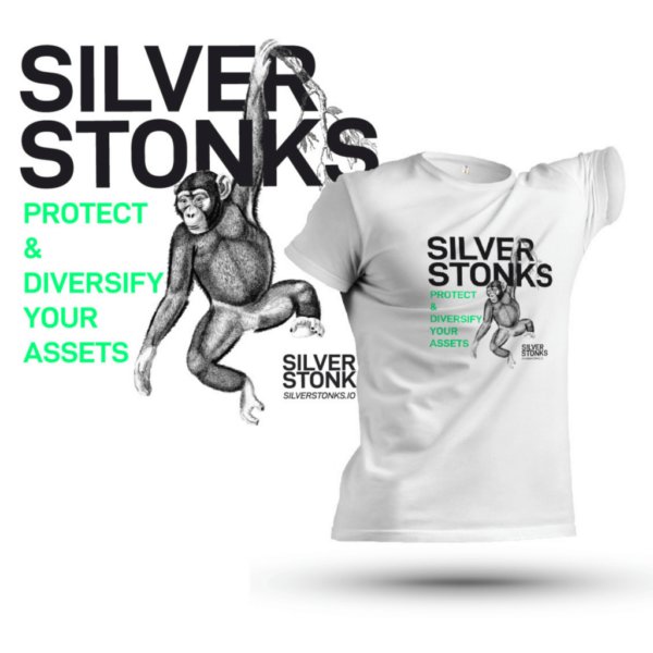 Silver Stonks Motto Success Tshirt