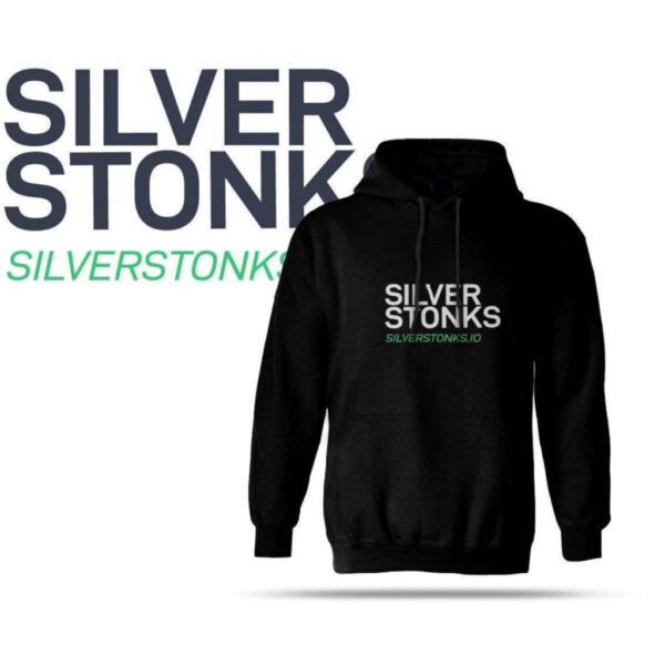 Authentic Silver Stonks Hoodie #2