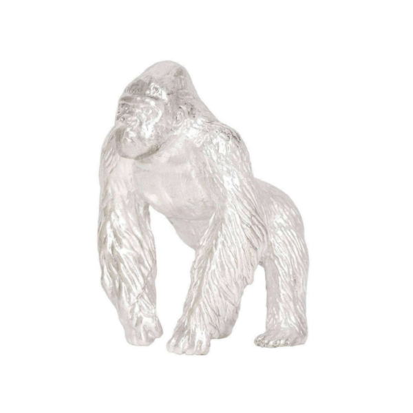 SilverStonks Silverback Gorilla Statue