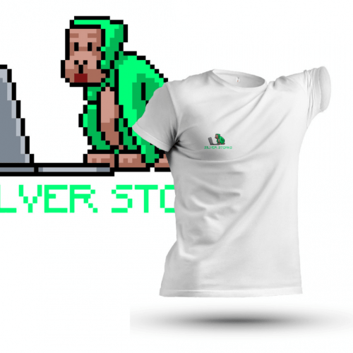 Silverstonks 8-Bit Monkey Tshirt