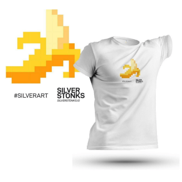 Silverstonks 8-Bit Banana Tshirt