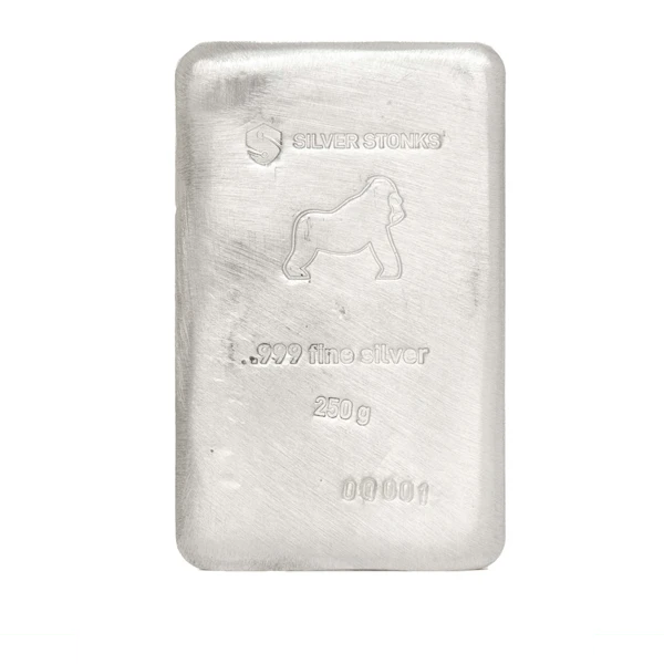 250 gram silver bar