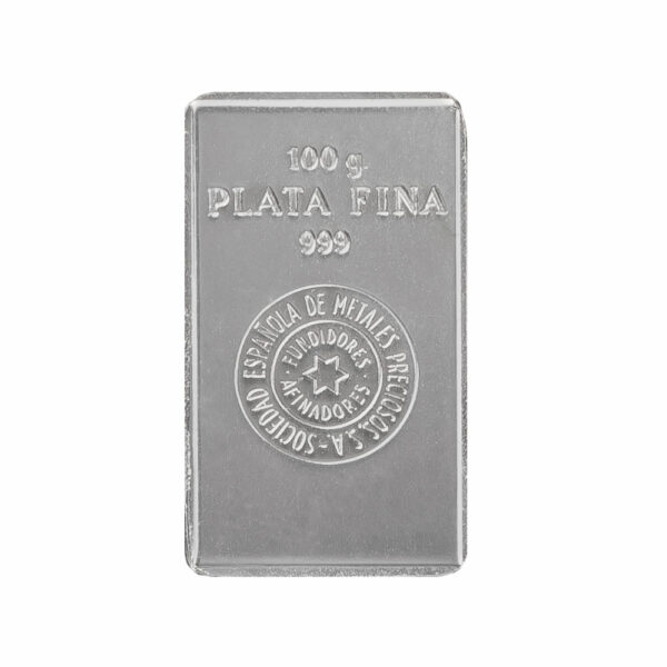 SEMPSA 100 gram silver bar sold through Silver Stonks