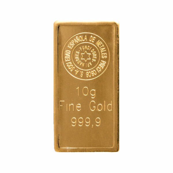 SEMPSA 10 Gram Gold Bar Front
