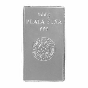 SEMPSA 500 gram silver bar sold through Silver Stonks