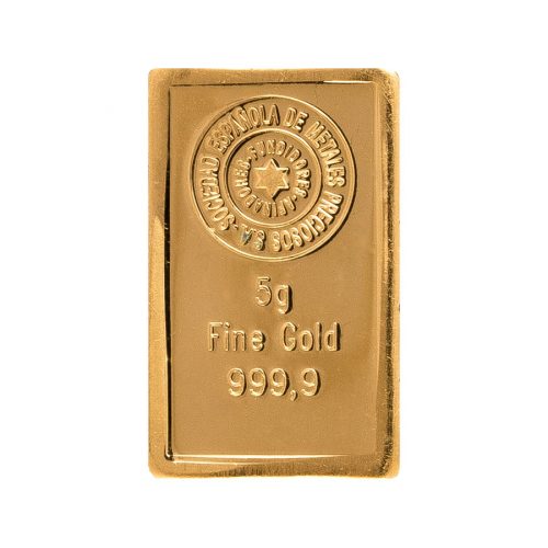 SEMPSA 5 gram gold bar sold through Silver Stonks