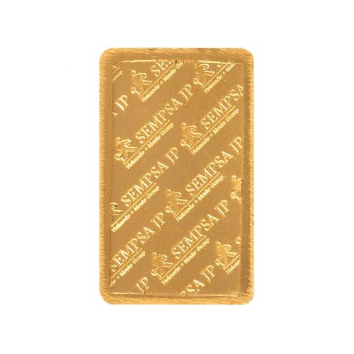 SEMPSA 1 Gram Gold Bar sold through Silver Stonks