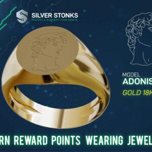 Adonis Circle Signet Ring 18k Gold
