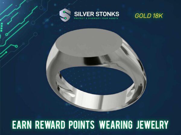 Blank Elipse Signet Ring - Sterling Silver